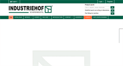 Desktop Screenshot of industriehof.com